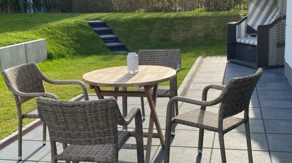 Seeblick Nordlicht, Exklusive Wohnung Mit Terrasse Вангероге Экстерьер фото