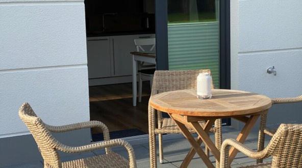 Seeblick Nordlicht, Exklusive Wohnung Mit Terrasse Вангероге Экстерьер фото