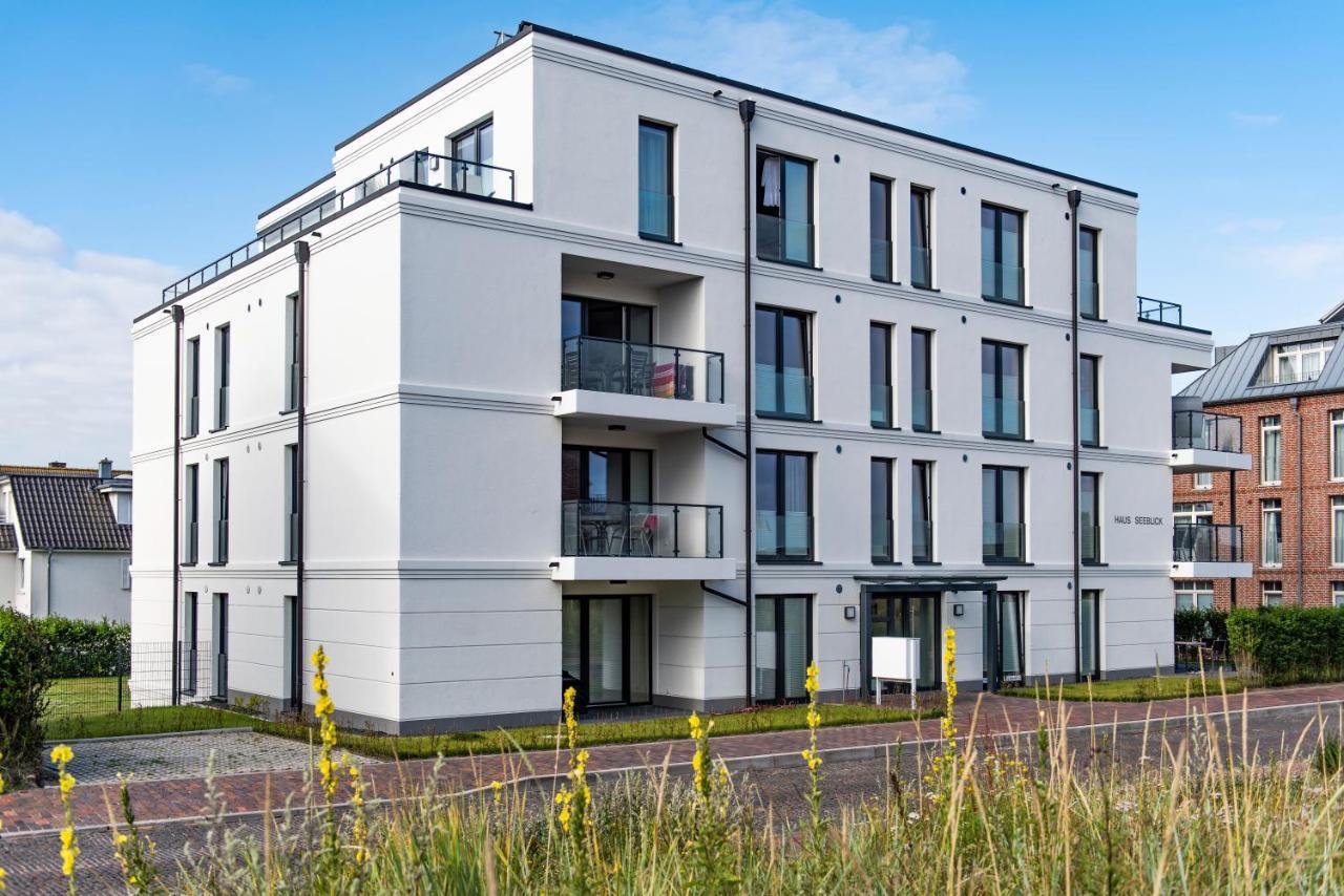 Seeblick Nordlicht, Exklusive Wohnung Mit Terrasse Вангероге Экстерьер фото
